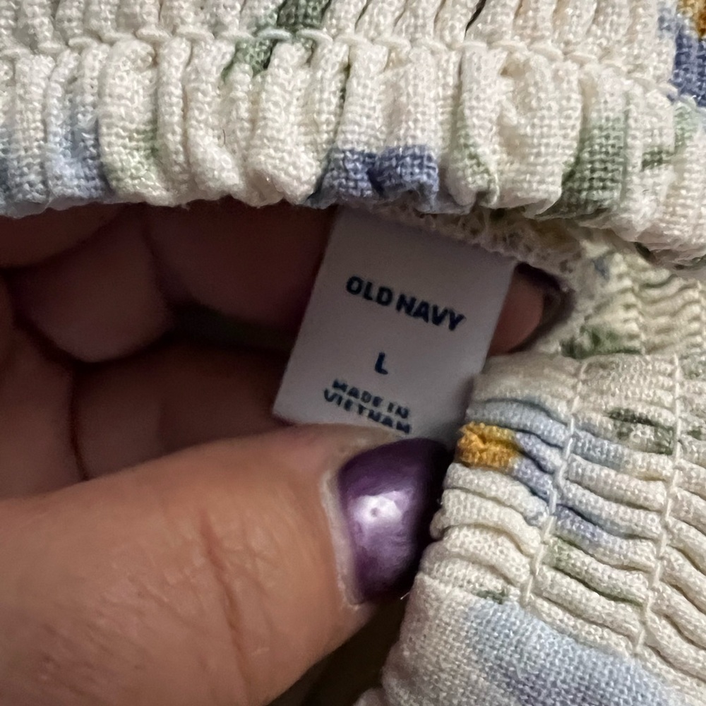 Old Navy Floral one piece spaghetti strap jumpsuit - Picture 3 of 3